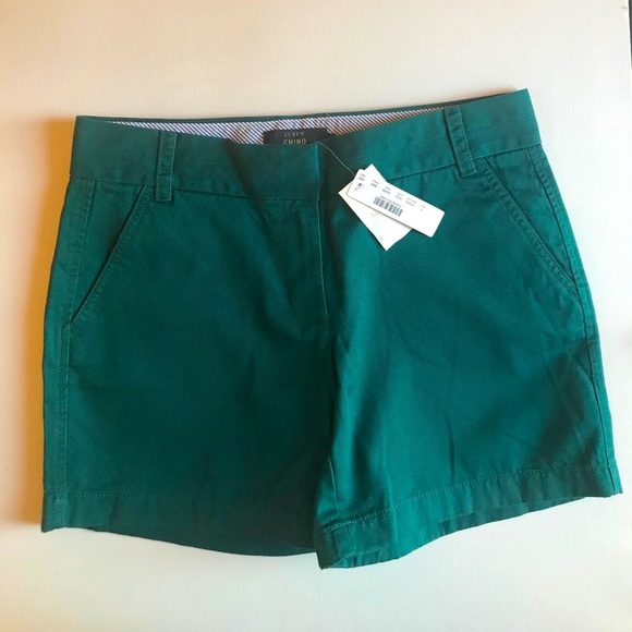 J. Crew Pants - J.Crew Green Chino Short. Size: 4. New w/ Tags.